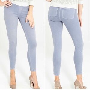 SPANX Moon Grey Knit Leggings Size Large